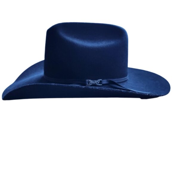 Bailey Black Felt Cowboy Hat | Lightweight Western Style | Elastic Fit - Picture 6 of 8